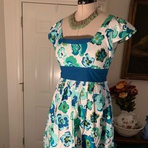 Jillian Jones floral fit n flair dress